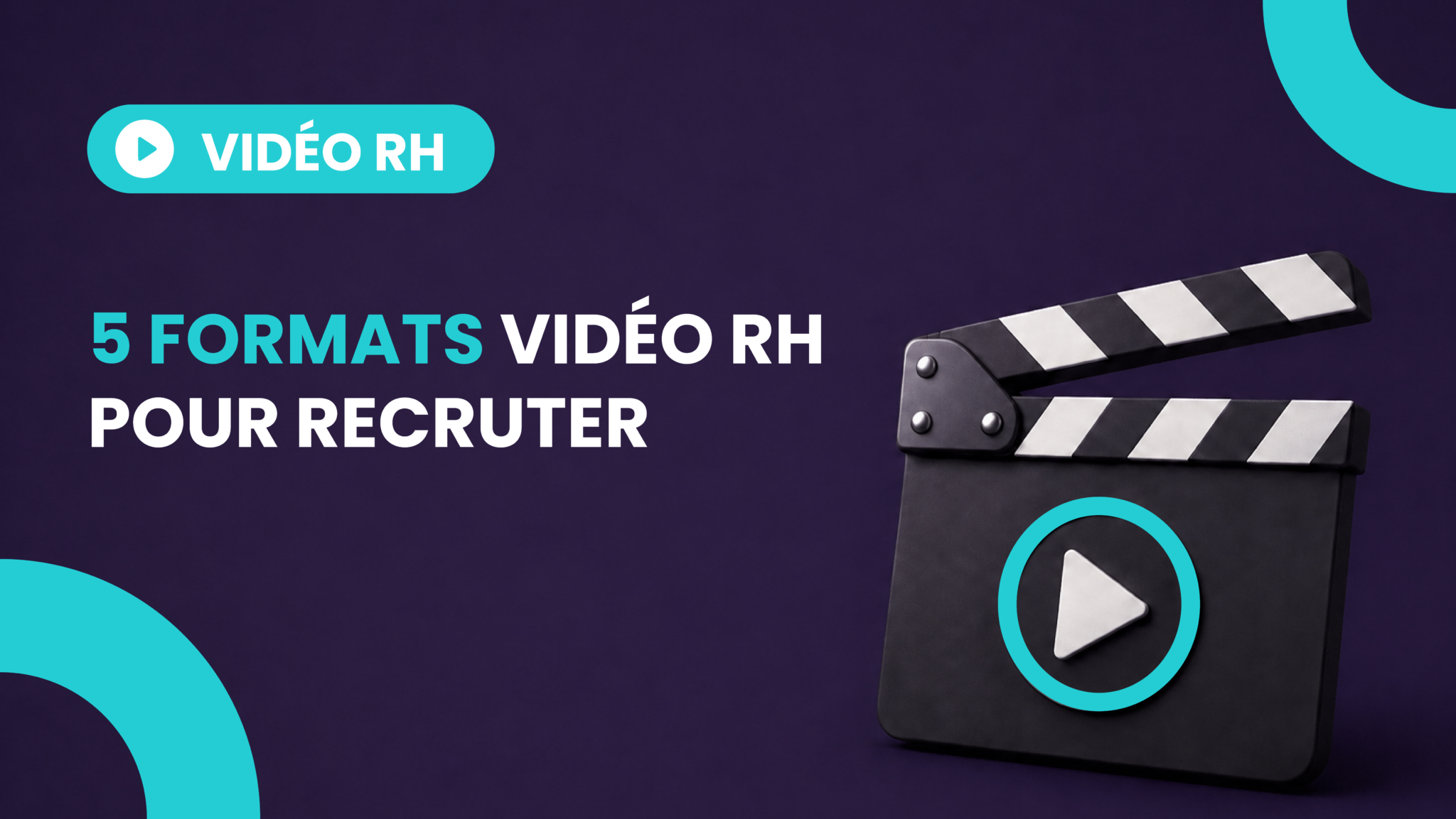 Les 5 formats de vidéo RH les plus efficaces pour recruter